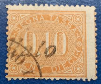 REGNO 1869 Segnatasse Cifra entro un ovale