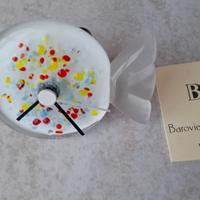 sveglia in vetro di Murano "Caramella" vintage 