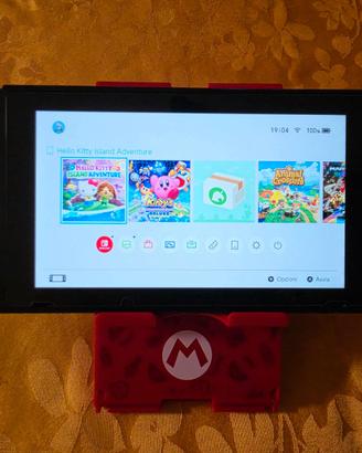 Nintendo Switch completa + Joy‑Con Gengar + Mario