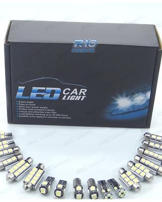 KIT 8 LAMPADE LED PER SEAT LEON MK1 1M 99-06