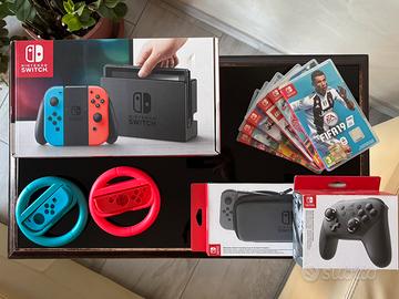 Nintendo Switch + giochi + accessori 🔴🔵
