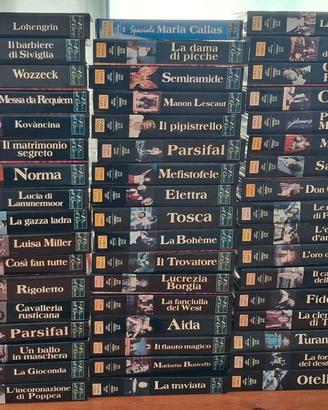 Collana integrale n. 51 VHS d'opera lirica Fabbri