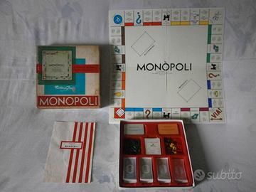 MONOPOLI quadrato E.G. anni '60 - COMPLETO al 100%