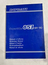Manuale Officina Originale Ducati 851 Superbike 19