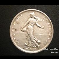 5 Franchi Francesi in argento del 1960