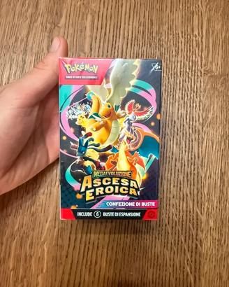 Pokémon Megaevoluzione bundle Ascesa Eroica sealed