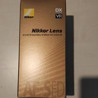 NIKON SCATOLA VUOTA OBIETTIVO ZOOM NIKKOR 18-200mm