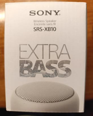 coppia casse Sony bluetooth