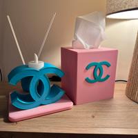 Porta fazzoletti porta candela luxury colori a sce