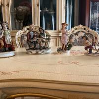 4 Statue Capodimonte originali vintage