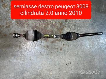 Semiasse destro peugeot 3008 2010 cilidrata 2.0