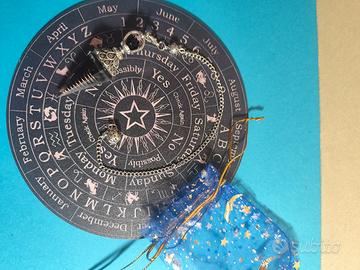 pendolo esoterico con tavola 