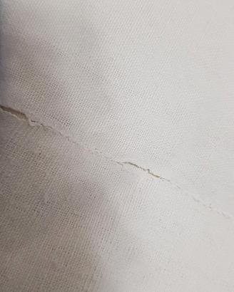 Tessuto  DI CANAPA BIANCO