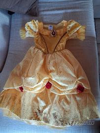 vestito carnevale belle disney originale