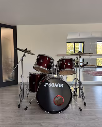 Batteria Sonor Force 3000 Wine Red 5pz
