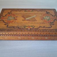 Portasigarette in legno scatola