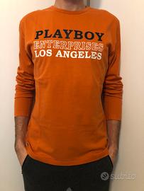 T-shirt a maniche lunghe Playboy taglia L