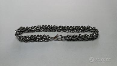 Bracciale Vipera berus acciaio