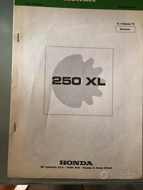 Cartella stampa e foto Honda XL 250 e Elsinore