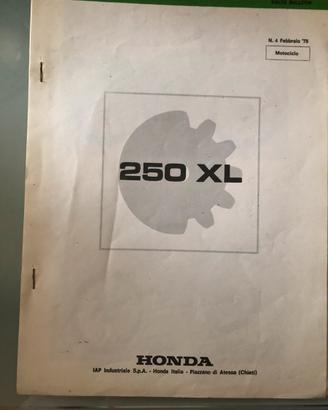 Cartella stampa e foto Honda XL 250 e Elsinore