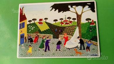 Cartolina Villeroy & Boch in vetro-porcellana