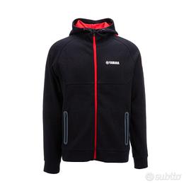 Felpa con cappuccio e zip yamaha revs