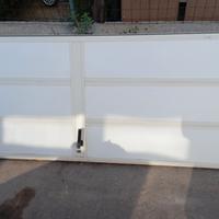 portoncino in alluminio avorio