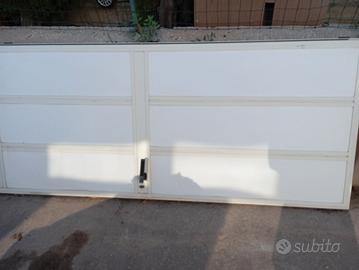 portoncino in alluminio avorio