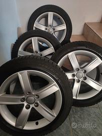 Gomme invernali su cerchi in lega originali audi