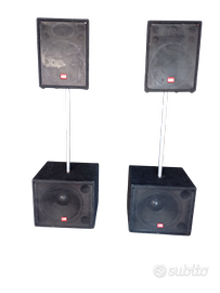 Impianto Attivo lem 2 satelliti 300 w + 2 sub 400