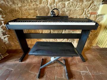 Pianoforte elettrico ORLA+cuffie Sony+sgabello