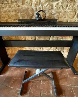 Pianoforte elettrico ORLA+cuffie Sony+sgabello