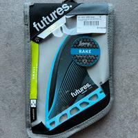 Pinne Surf Futures R4 legacy Rake Thruster S Blu