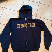 Felpa Champion Oregon Tech nera con cappuccio ezip