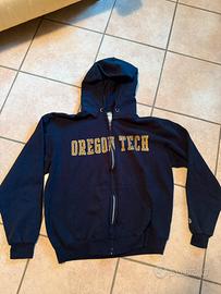 Felpa Champion Oregon Tech nera con cappuccio ezip