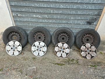 Ruote complete Fiat Panda