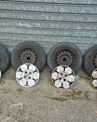 Ruote complete Fiat Panda