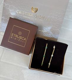 2 bracciali Etrusca Gioielli placcati oro 18kt