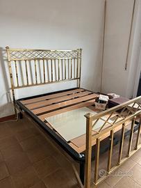 Letto matrimoniale struttura in Ottone