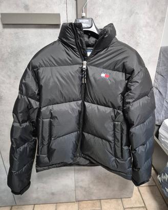 Giubbotto piumino puffer nero tommy hilfiger