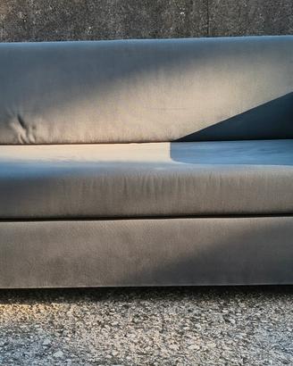 divano grigio blu 2 posti