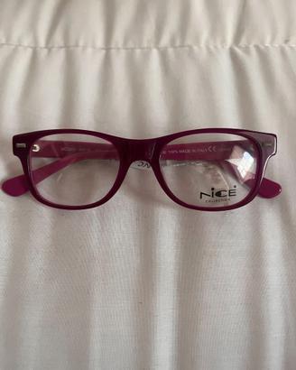 Occhiali Vista Nice Fucsia NOS – Made in Italy