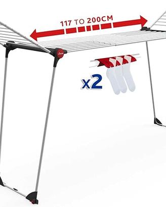 Vileda Infinity Flex Plus, stendibiancheria di gra