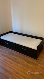 Letto Ikea Brimnes 80x200 apribile a matrimoniale