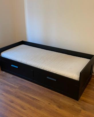 Letto Ikea Brimnes 80x200 apribile a matrimoniale