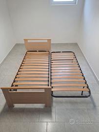 Letto singolo con letto estraibile