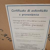 Serigrafia 60 x 45 esemplare XXI/L - V. Martini