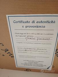 Serigrafia 60 x 45 esemplare XXI/L - V. Martini
