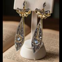 orecchini Art decò stile antico 