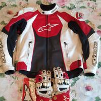 Giacca Alpinestars tg. 50 , guanti tg. L